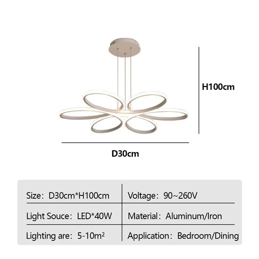 MinimiLight by ikdecor – Modern LED Pendant Light | Minimalist Aluminum Chandelier for Bedroom, Living Room, Dining, Office
