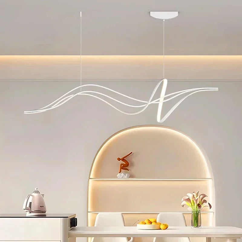 Modern Minimalist LED Pendant Light for Dining Room & Salon - Stylish Home Decor Fixture