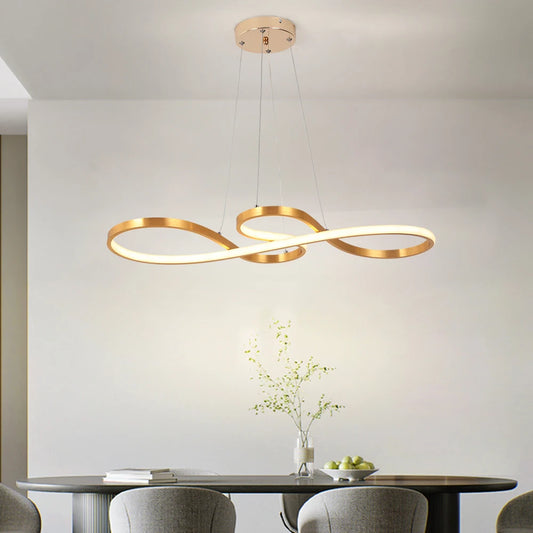 Modern Acrylic LED Pendant Light – Minimalist Chandelier