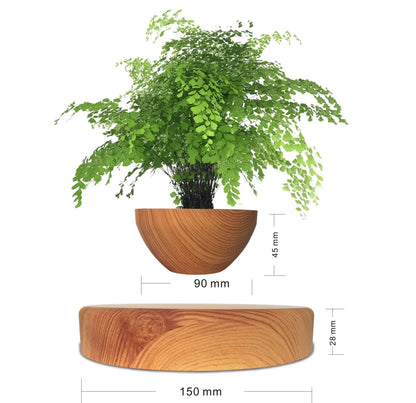 Levitating Magnetic Plant Pot – Floating Bonsai Planter