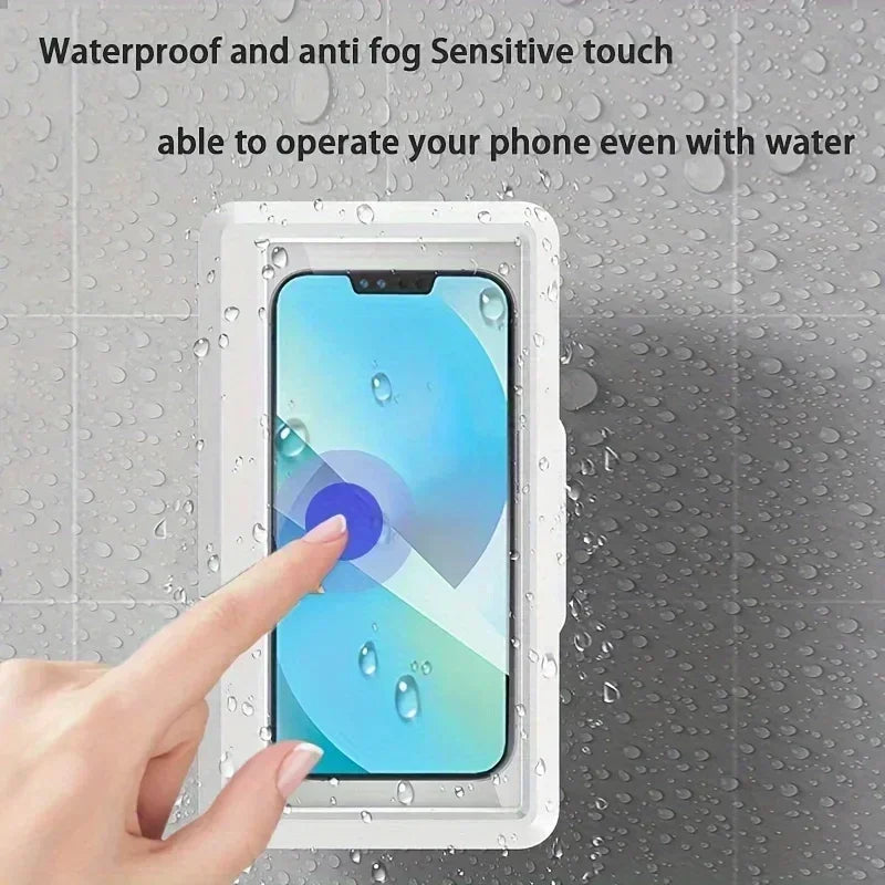 Shower Phone Holder - Waterproof 480° Rotating Phone Holder for Bathroom, Bathtub, Kitchen