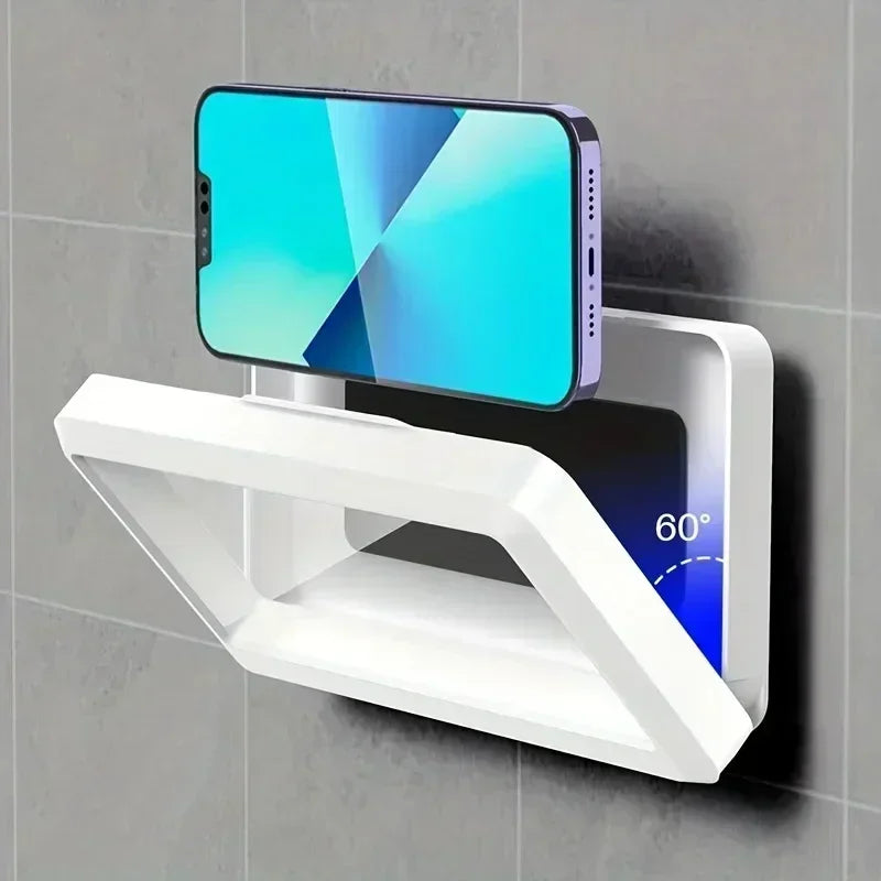 Shower Phone Holder - Waterproof 480° Rotating Phone Holder for Bathroom, Bathtub, Kitchen